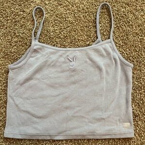 playboy cropped tank top